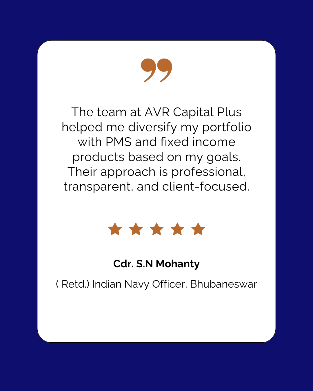 AVR Testimonial 2